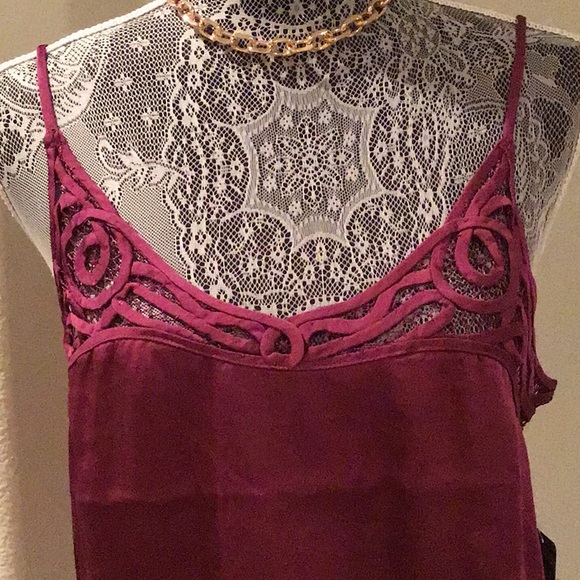Free People Intimately Blouson Brami Top sz Small - Picture 2 of 7